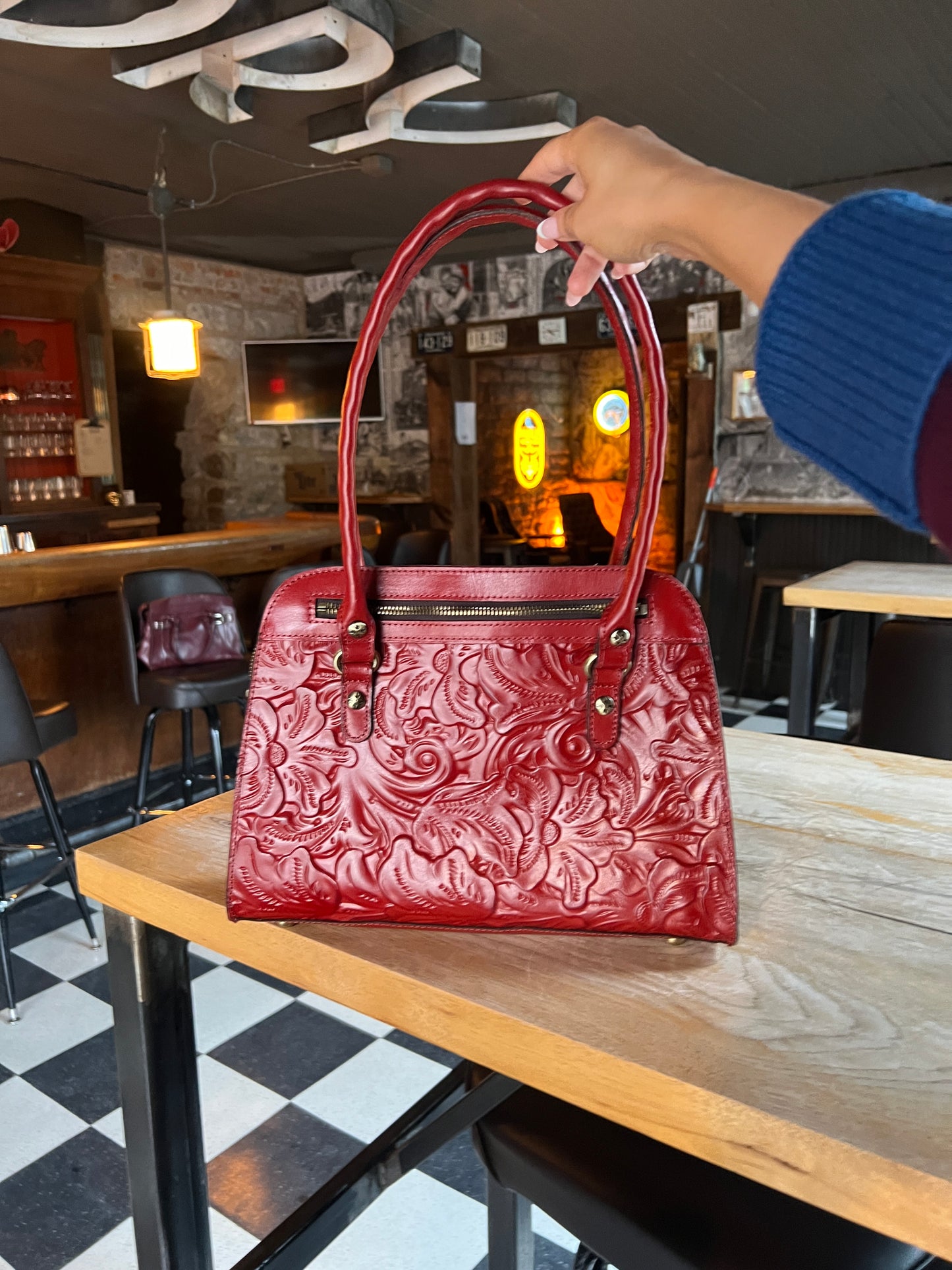 Vintage Patricia Nash Leather Bag