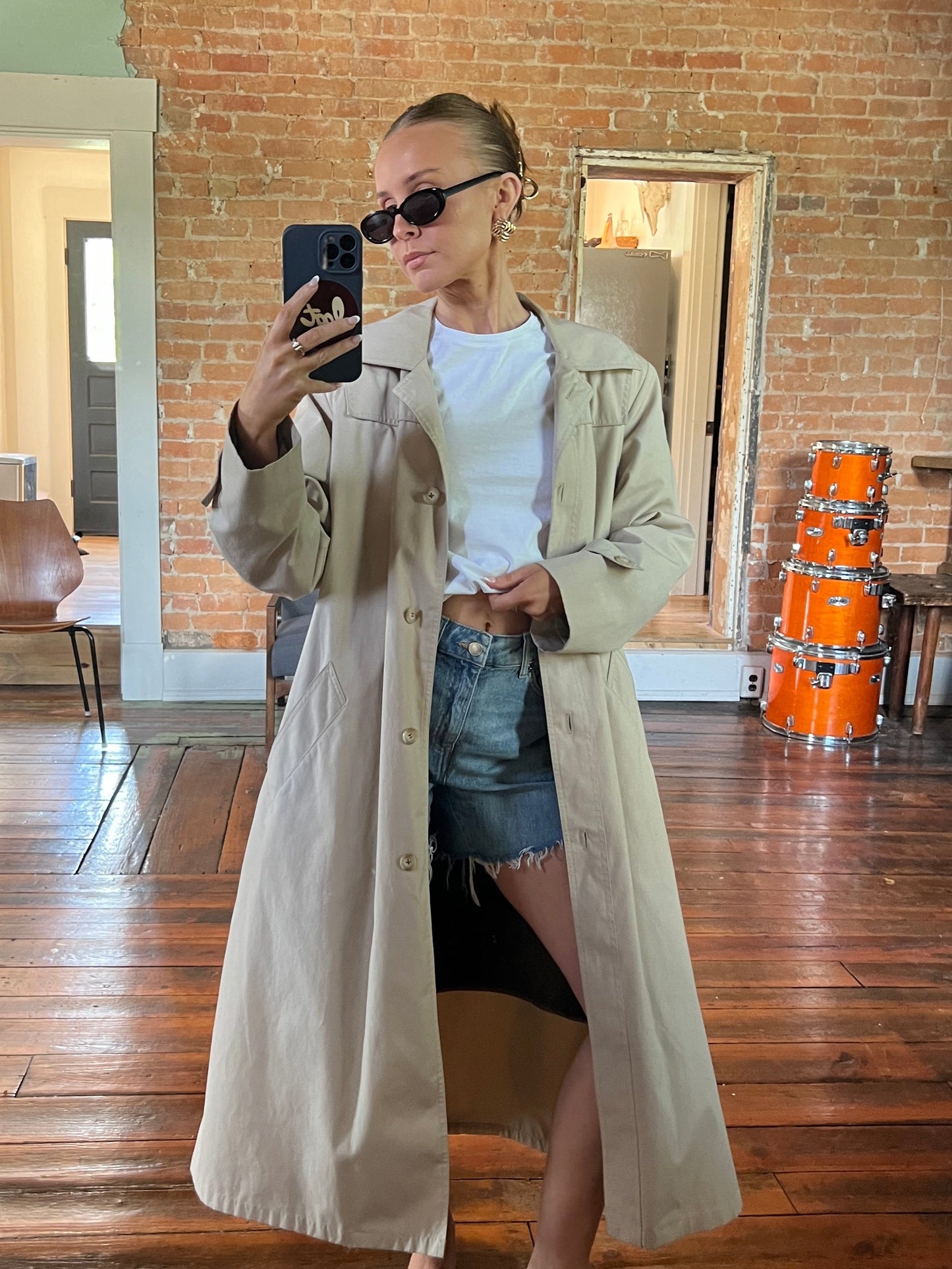 Vintage John Weitz Trench Coat