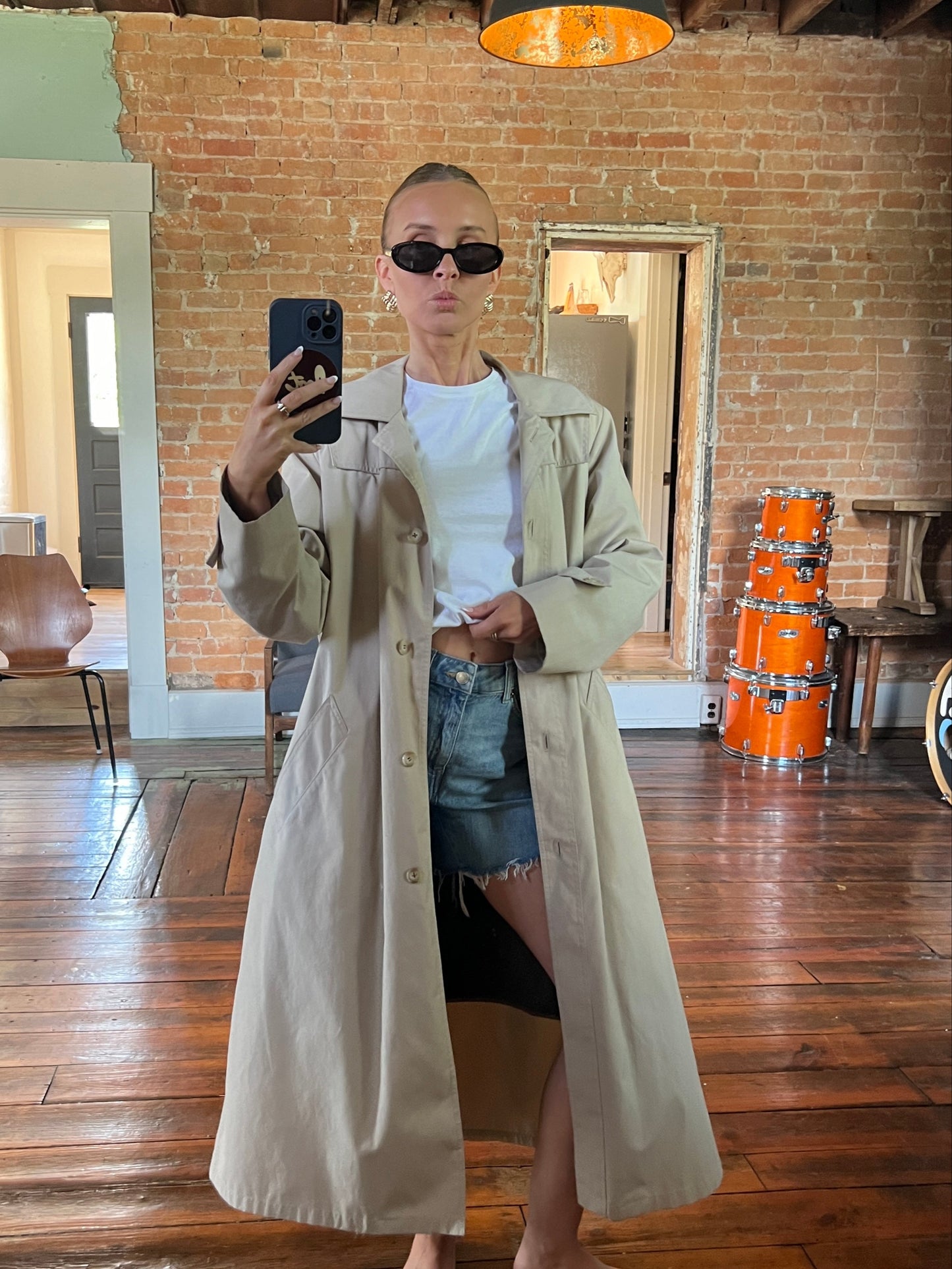 Vintage John Weitz Trench Coat