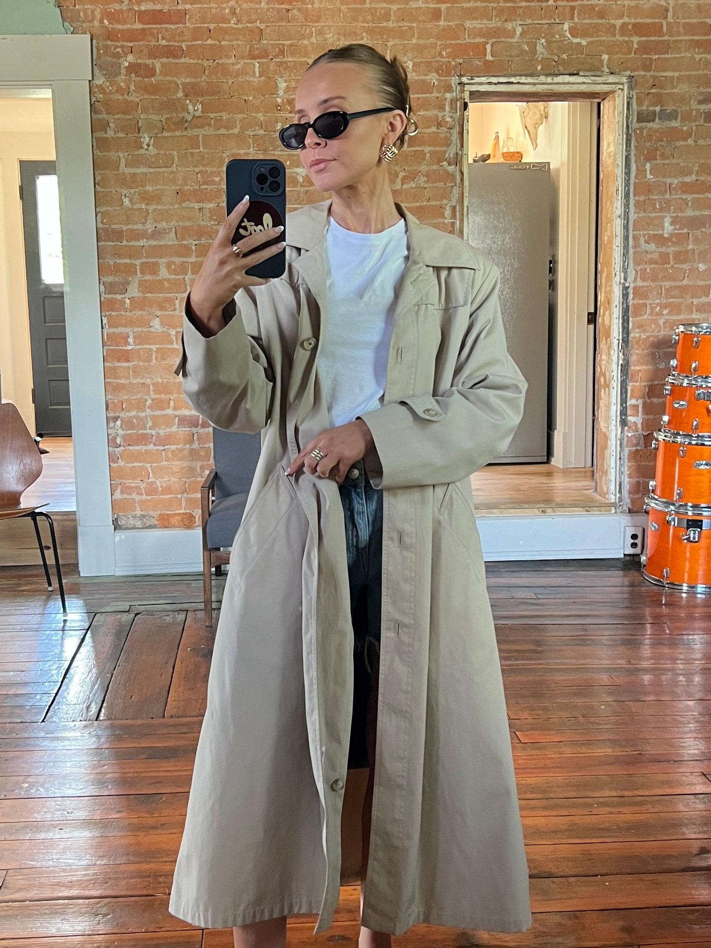 Vintage John Weitz Trench Coat