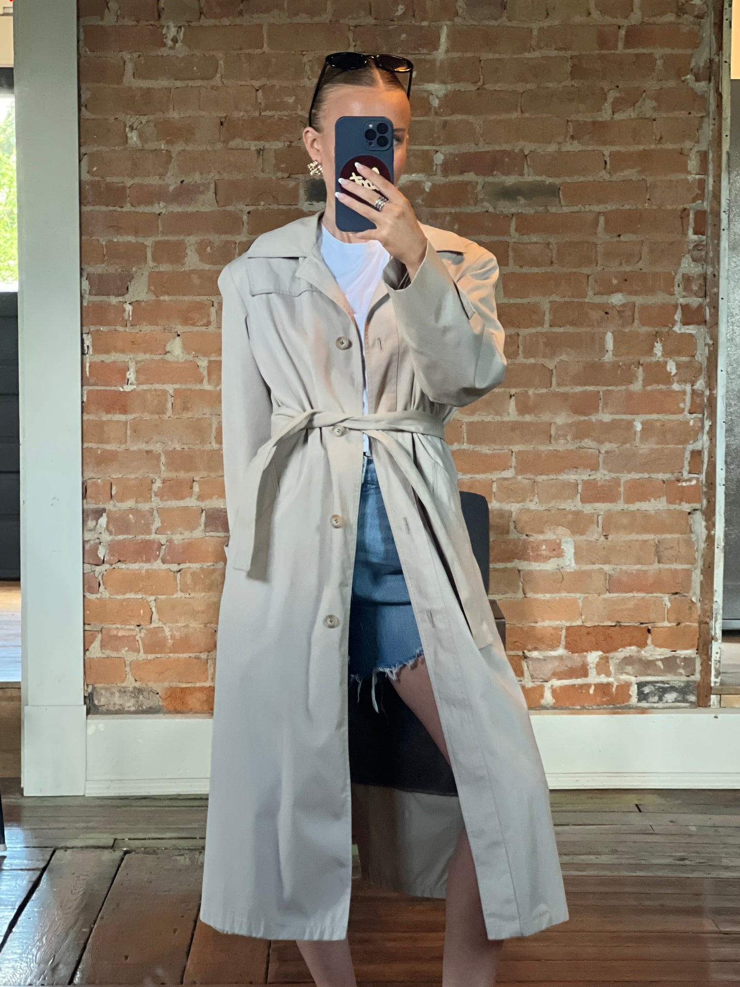 Vintage John Weitz Trench Coat