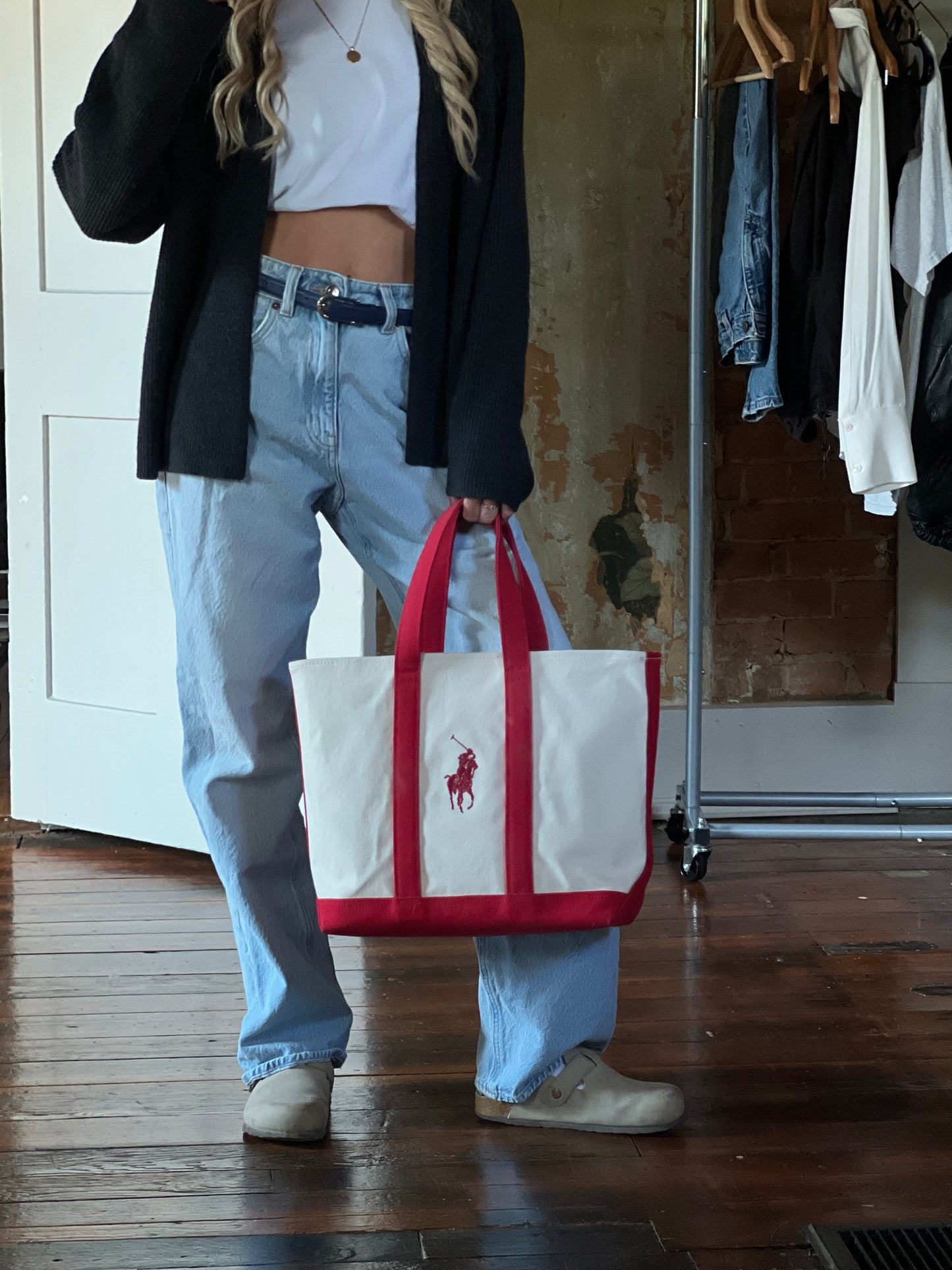 Vintage Ralph Lauren Canvas Tote