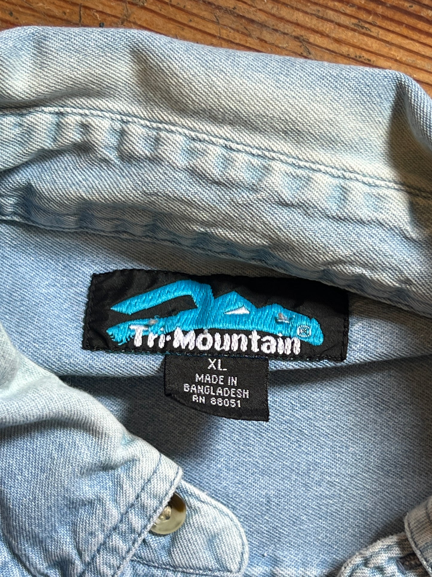 Lightweight Denim Button Down Shirt