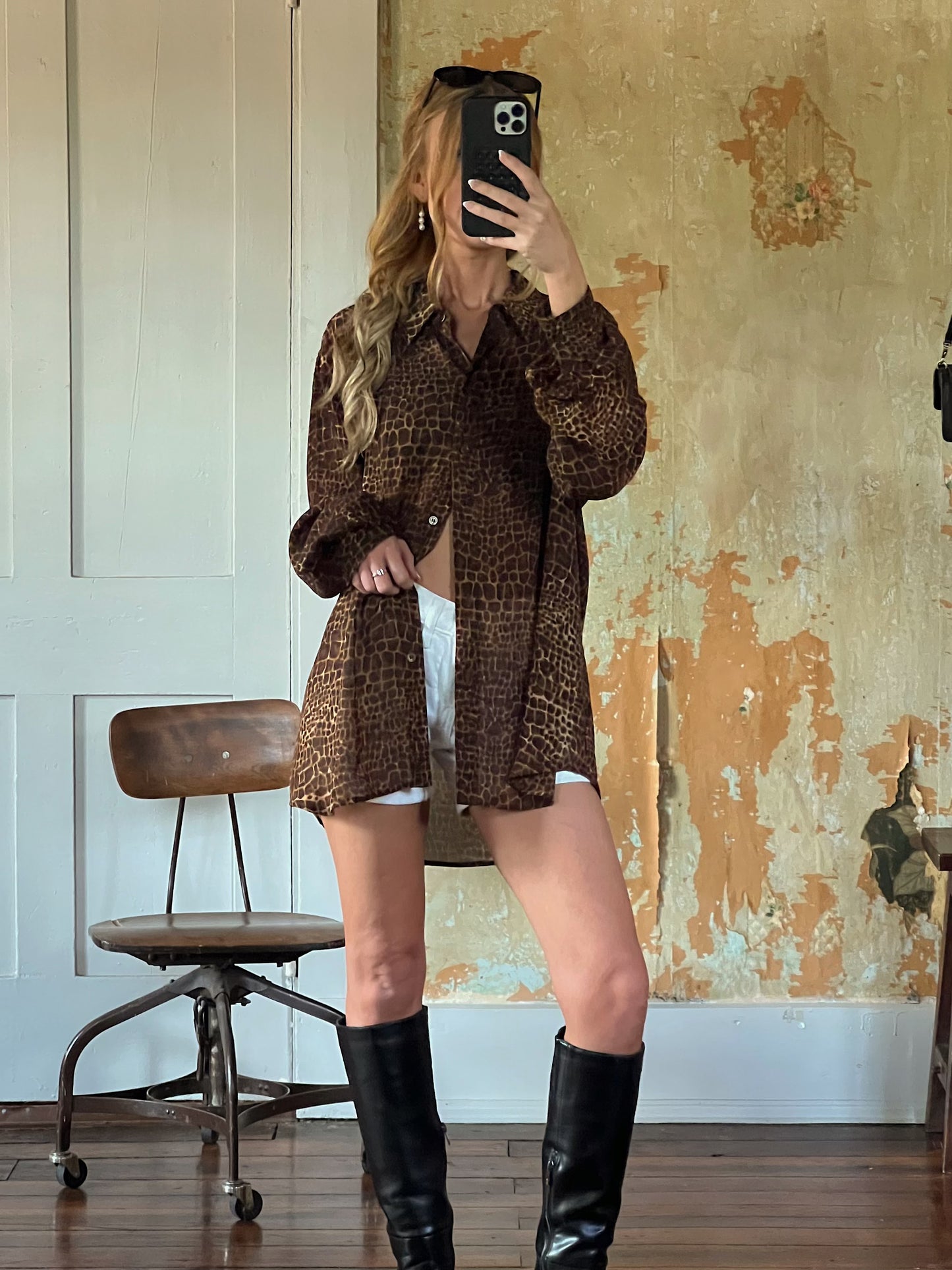 Vintage Button Down Top
