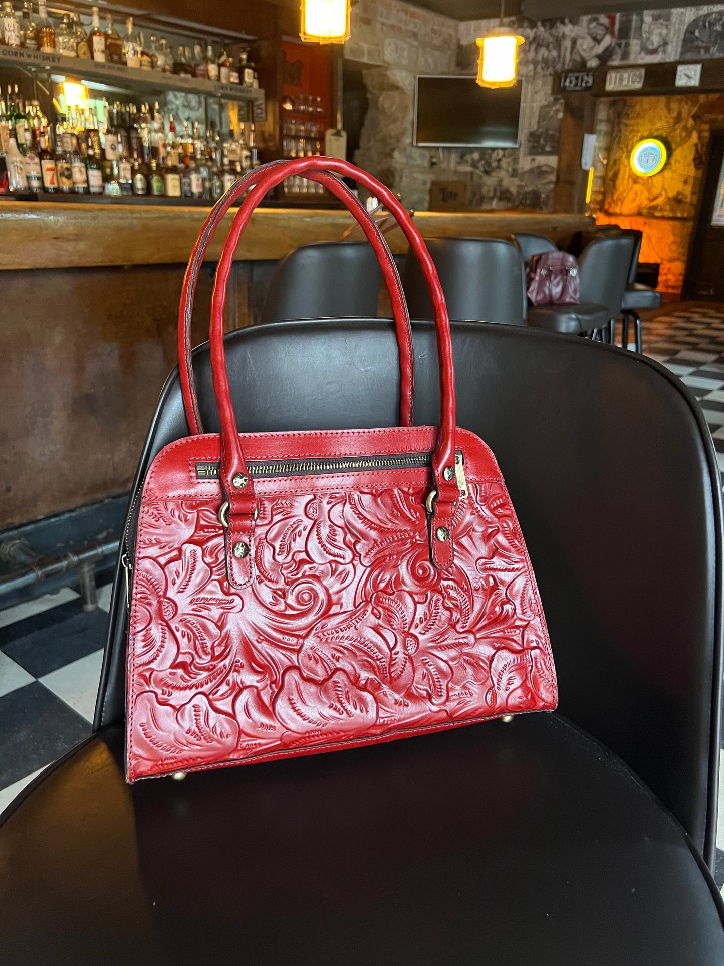 Vintage Patricia Nash Leather Bag